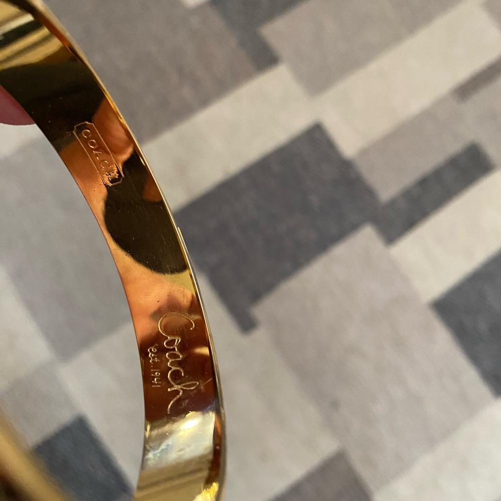 Coach Multicolor Enamel Bracelet with Gold Accents - Picture 4 of 5